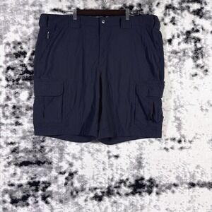 Duluth Trading Shorts Mens Size 2XL Black Performance Cargo Stretch Career